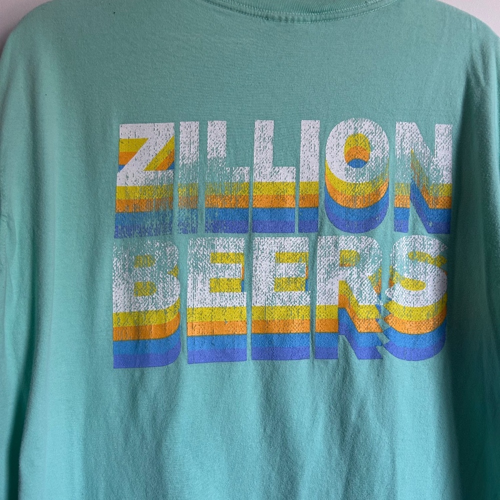 Barstool Zillion Beers pocket tee